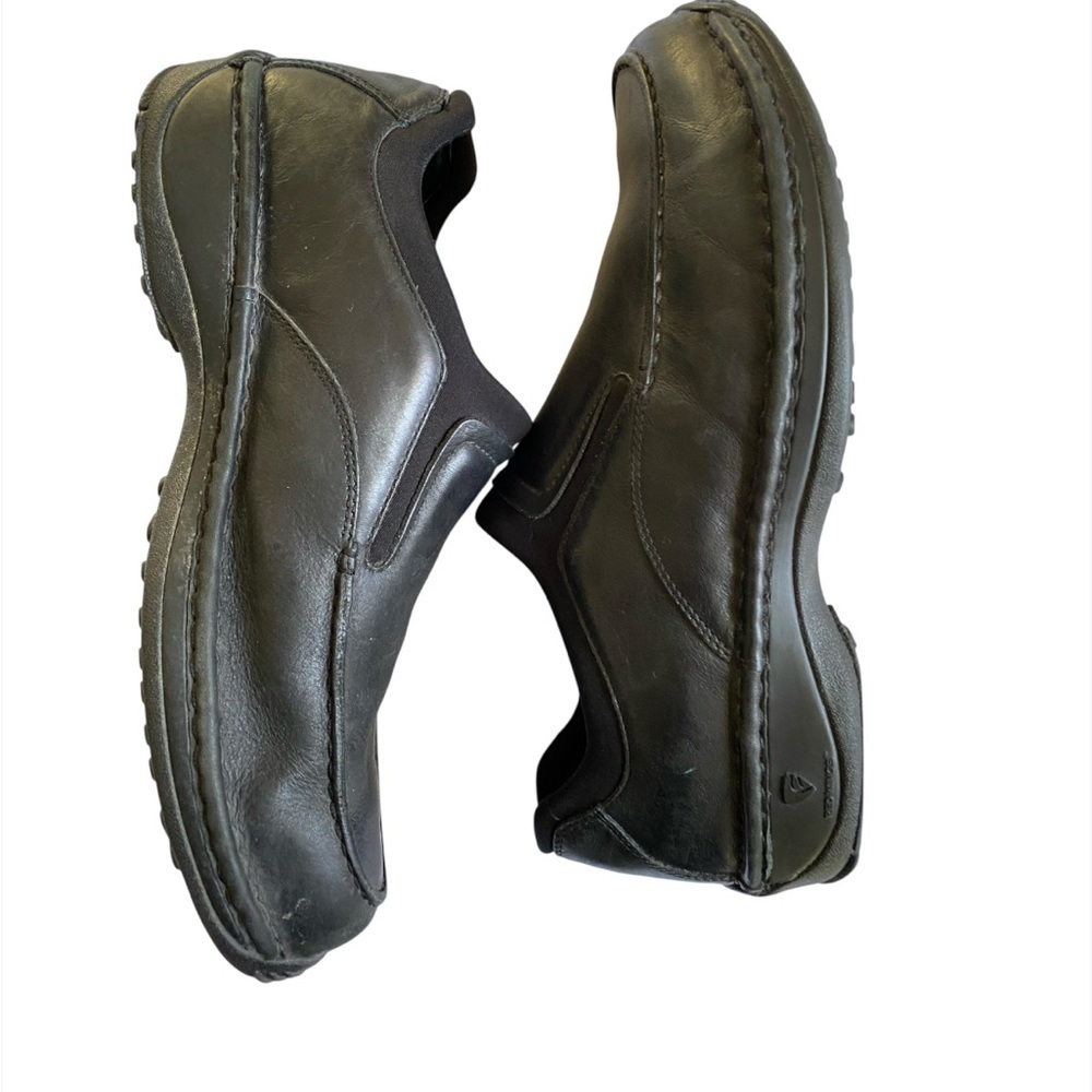 Red Wing Shoes Black Leather chef Men's Loafers safety shoes slip on comfortable